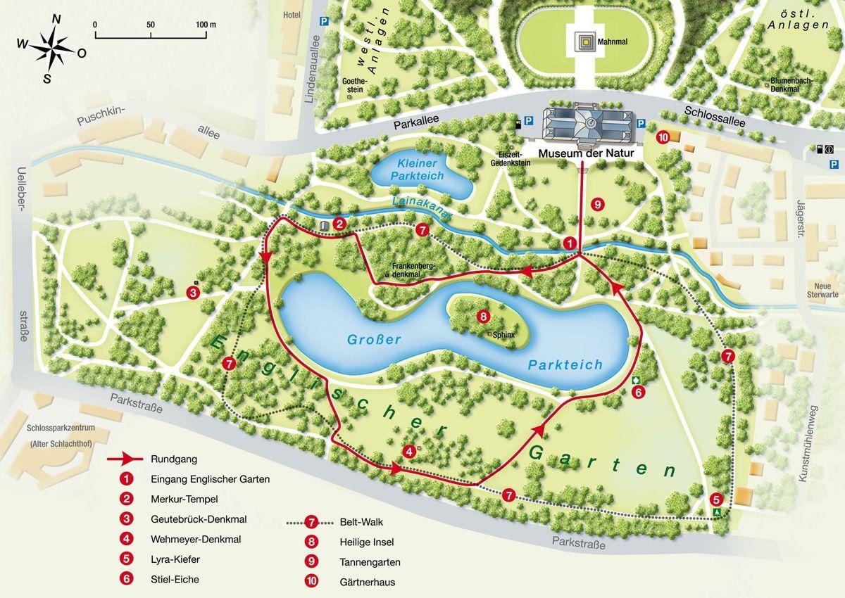 地図englischer園