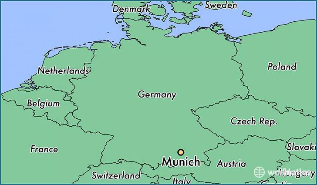 ミュンヘンの世界地図