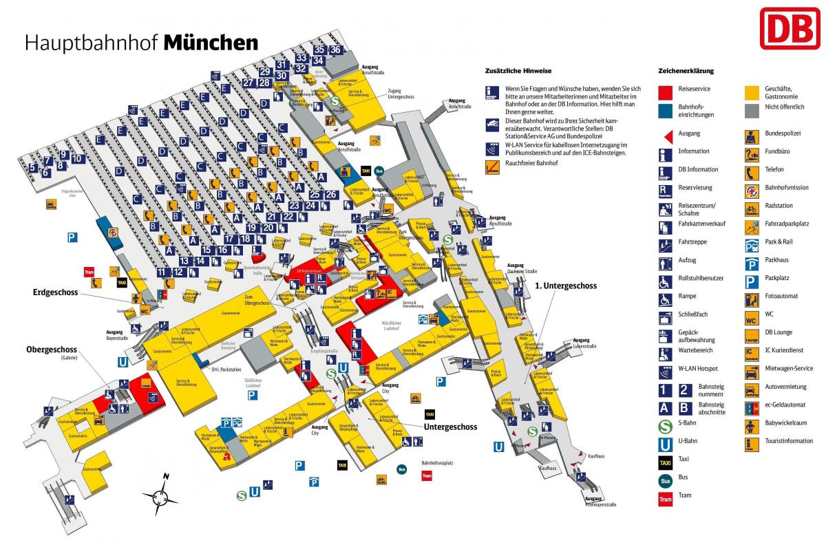 地図のミュンヘン放送文化基金駅