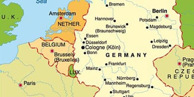 地図のミュンヘン欧州