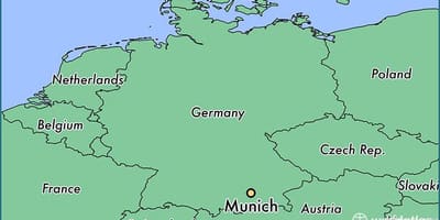 ミュンヘンの地図