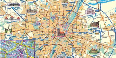 ミュンヘンの地図