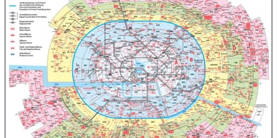 地図のミュンヘンゾーン