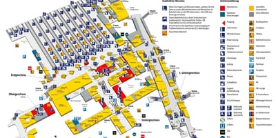 ミュンヘン中央駅の地図