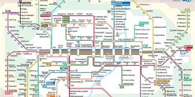 ミュンヘンs1電車地図