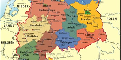 Bayernミュンヘンの地図