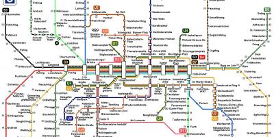 ミュンヘンs8電車地図