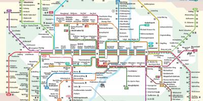 ミュンヘンs電車地図
