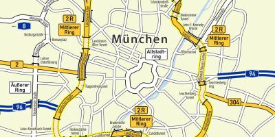 ミュンヘンリングの地図