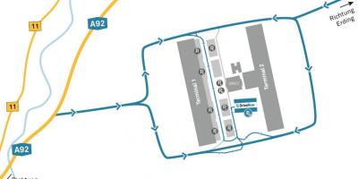 ミュンヘン空港レンタカー地図